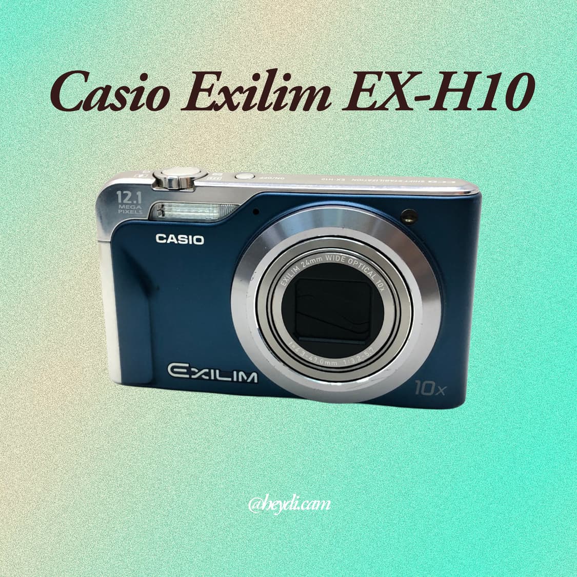 (츄디카)카시오 엑슬림 Casio Exilim EX-h10 블루 상품이미지1