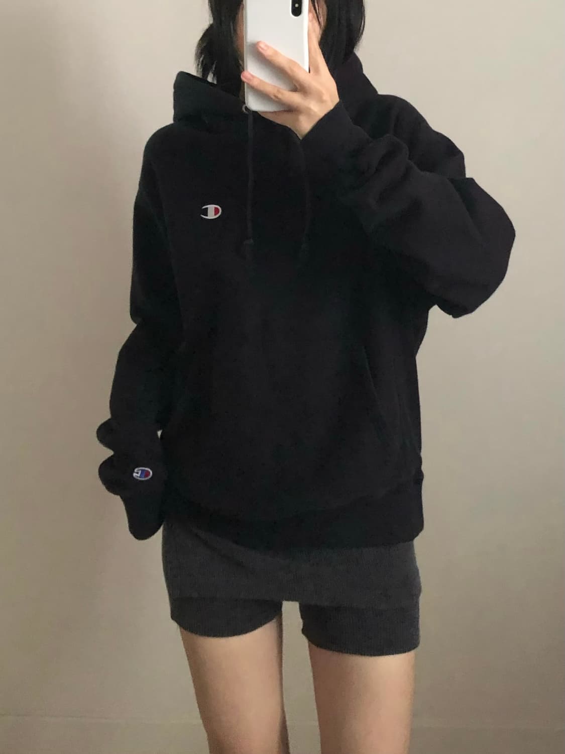 챔피온 리버스위브 후드티 상품이미지1