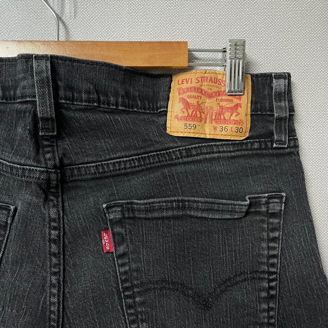 36x30 리바이스 Levi’s 559 흑청 상품이미지4