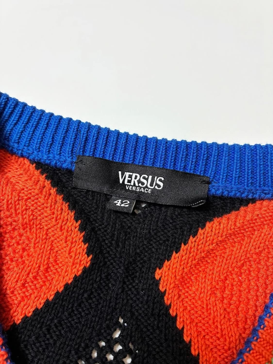 베르수스 베르사체Versus Versace 컬러 블록크롭니트 PN8773 상품이미지5