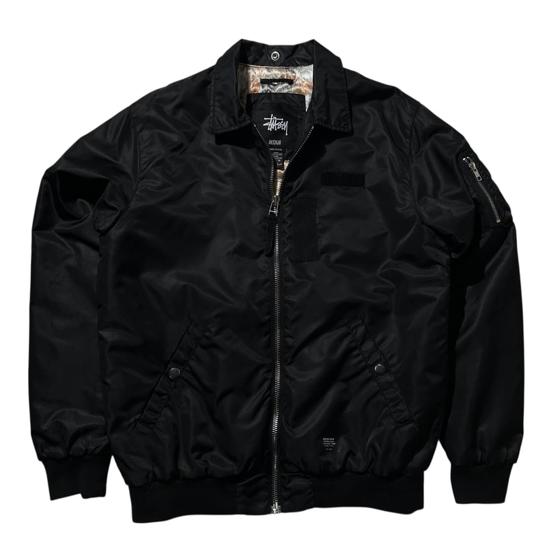 스투시 플라이트 봄버 자켓 블랙 상품이미지2