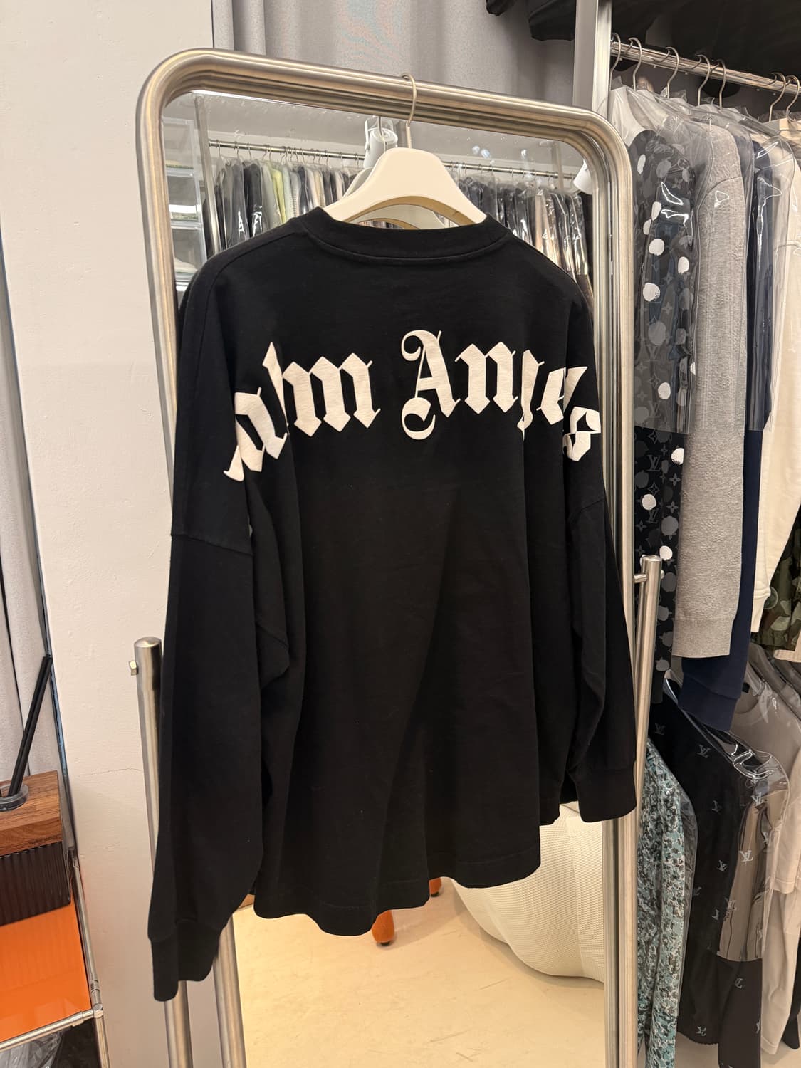 팜엔젤스 백로고 슬리브 블랙 M 상품이미지1