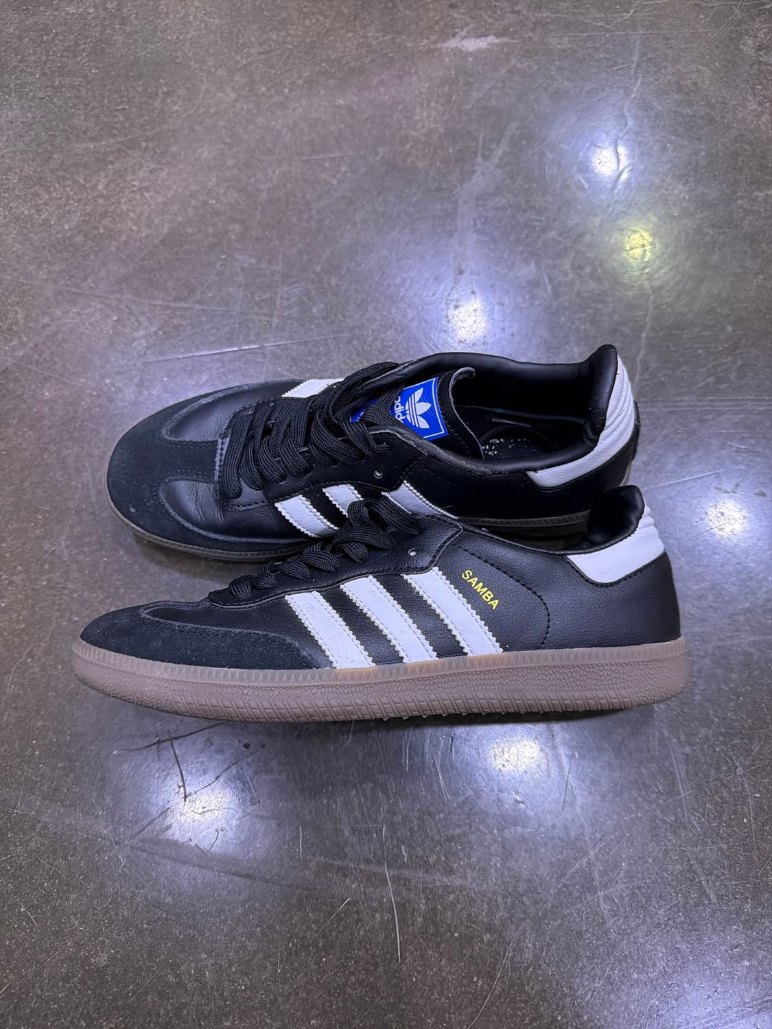 아디다스 OG 삼바 스니커즈 블랙 화이트 검 240 상품이미지6