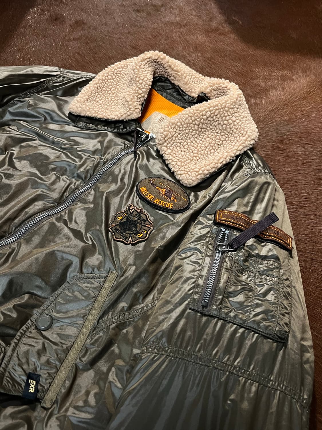 EXR 패치 항공점퍼 상품이미지5