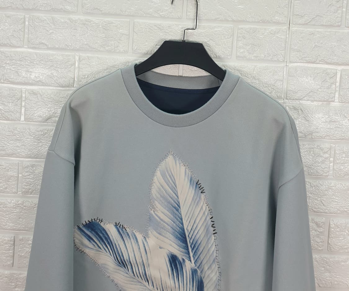 [95-100]시스템 옴므 오버핏 맨투맨 상품이미지3