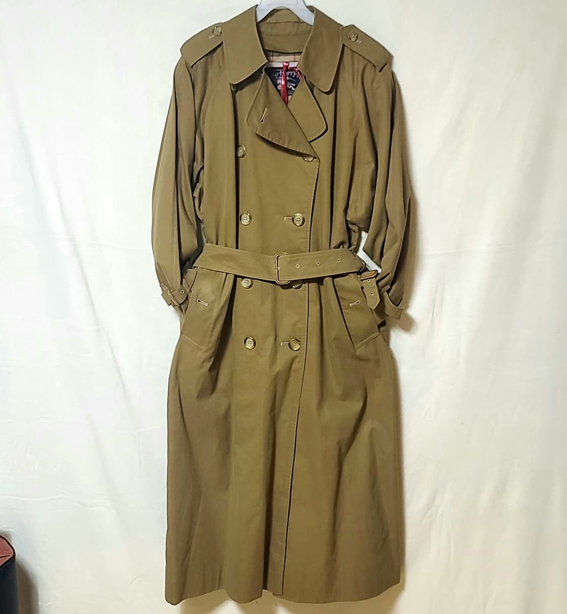 Burberrys 버버리 90's 노바체크 더블 트렌치코트 상품이미지2