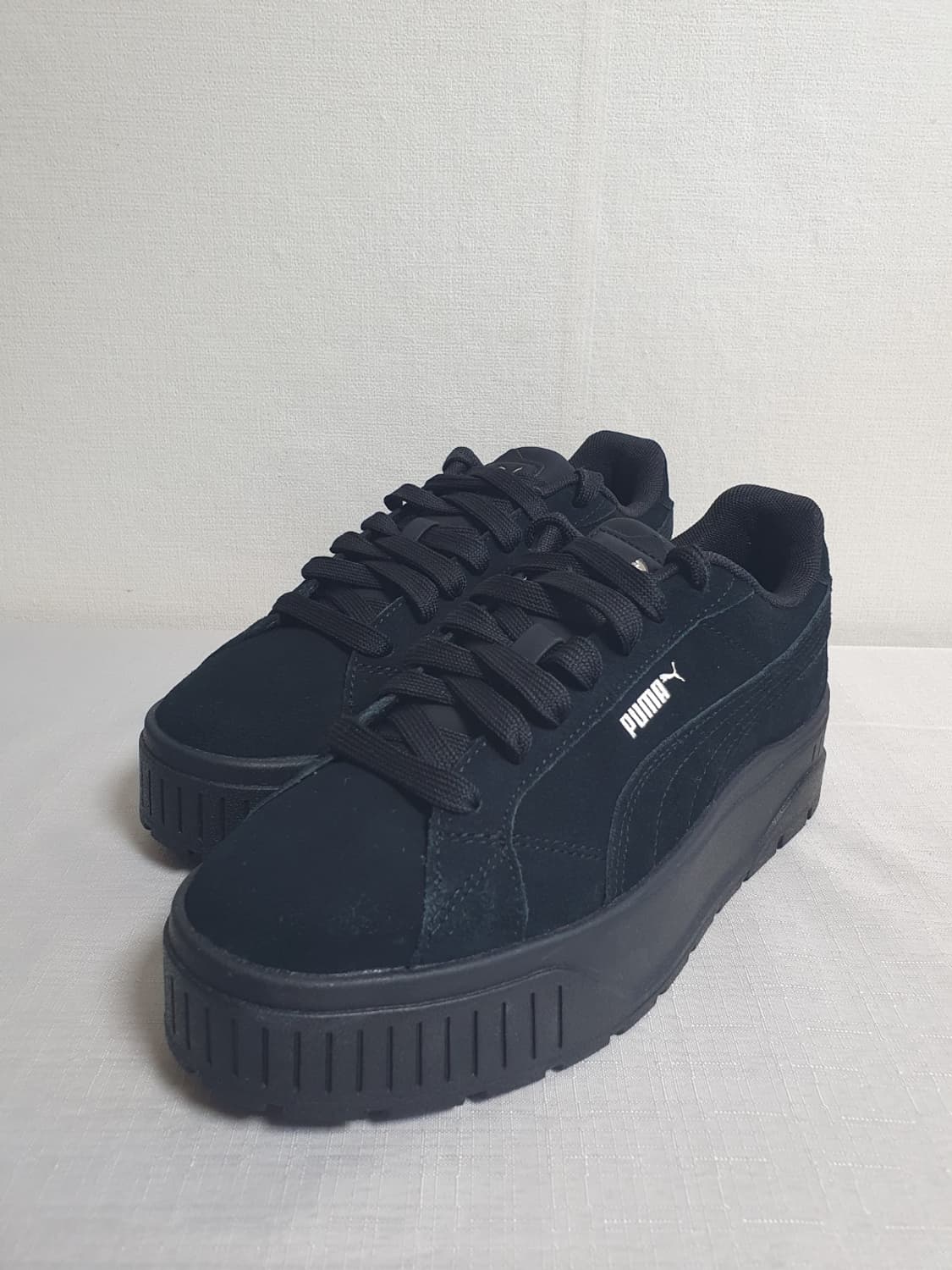 245mm 푸마 카르멘 2 플랫폼 스니커즈 블랙 상품이미지8