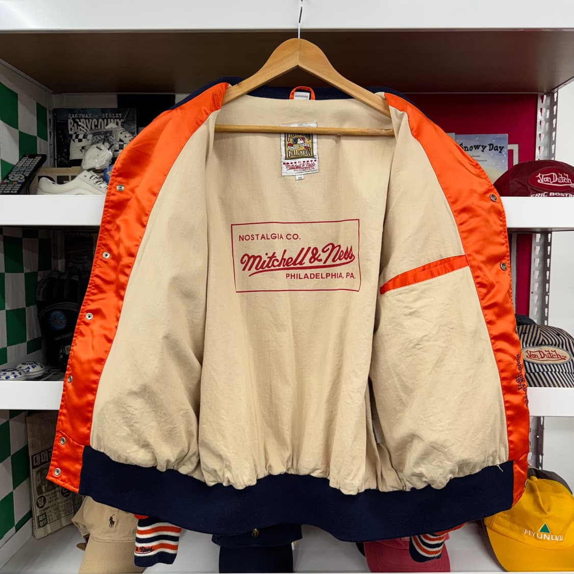 90s 미첼앤네스 휴스턴 애스트로스 바시티 자켓 made in KOREA 상품이미지7