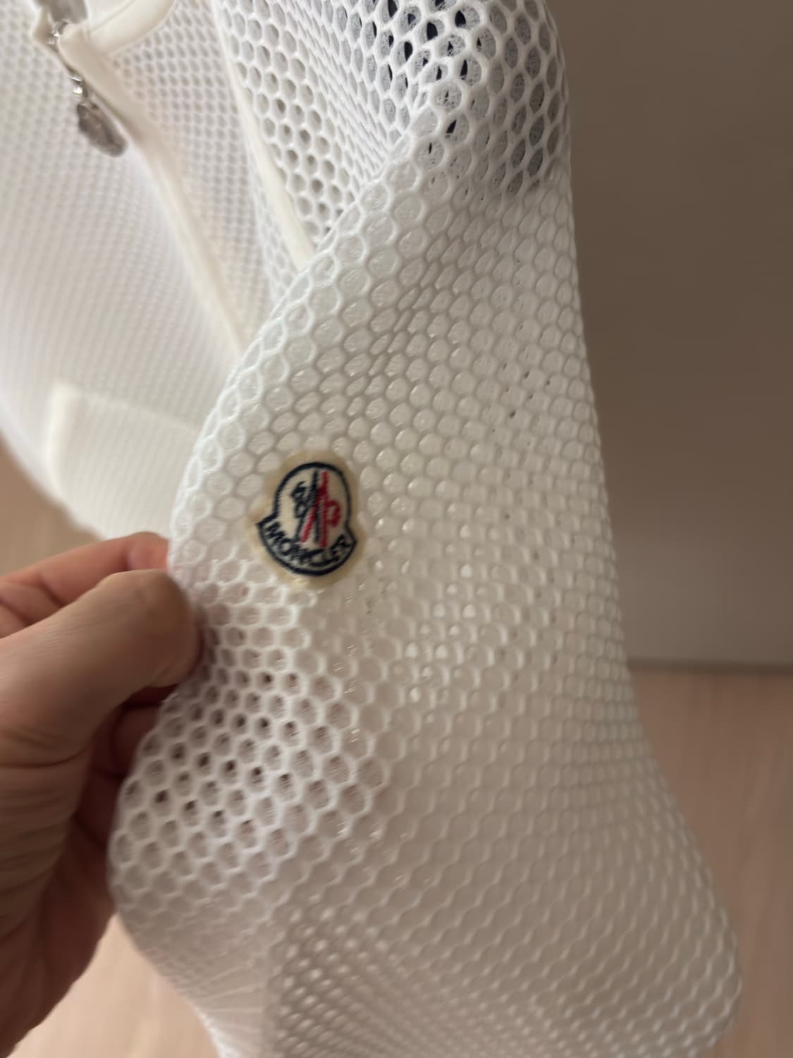 (새상품) MONCLER 메쉬 재킷 XS 상품이미지3