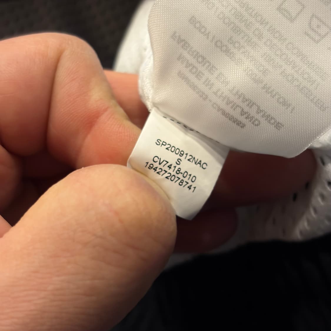 [S] 나이키 에어 조던 블랙 나일론 바람막이 자켓 D685 상품이미지8