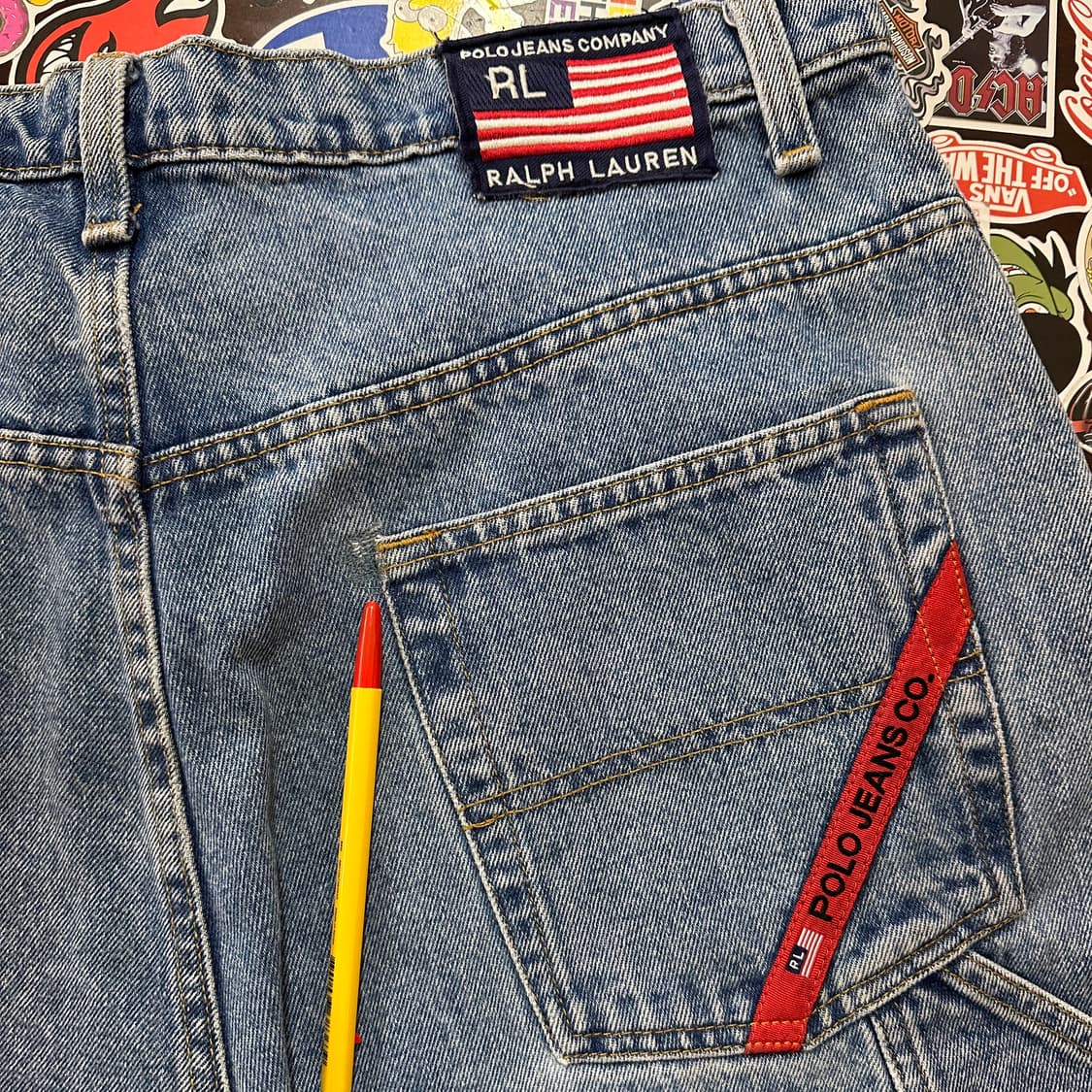 9~00s 폴로 진스 데님 카펜터 팬츠 36 상품이미지7