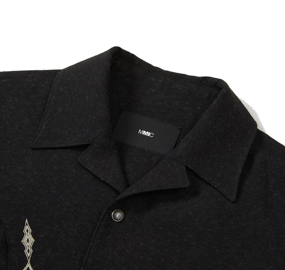 엠엠아이씨 MMIC - 린트 자켓 리싸이클 코튼 넵_블랙 (M) 상품이미지3