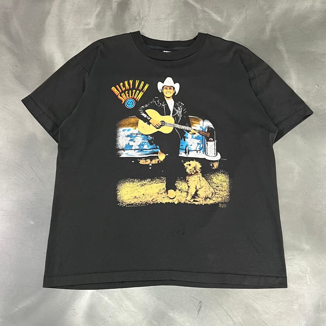 90s Ricky Van Shelton 투어 반팔티 y18171 상품이미지2