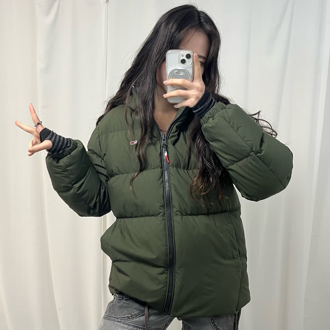 Tommy Jeans Khaki Padded Jumper 상품이미지2