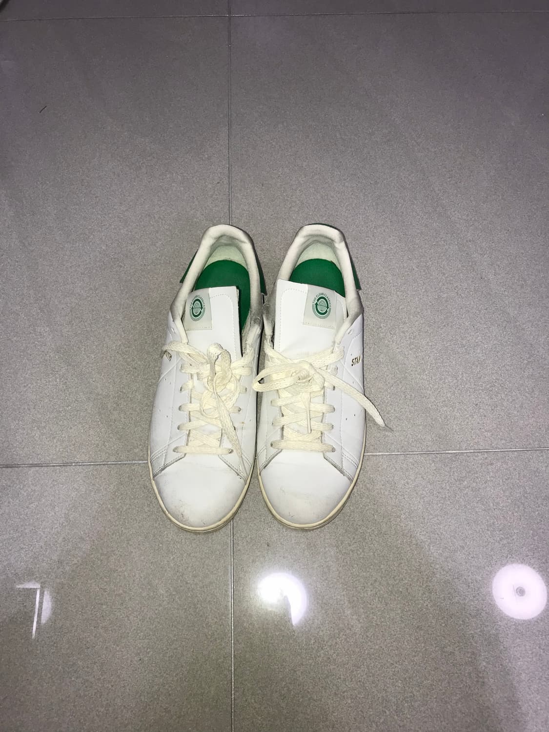 아디다스 스탠 스미스 흰/녹 280mm 상품이미지3