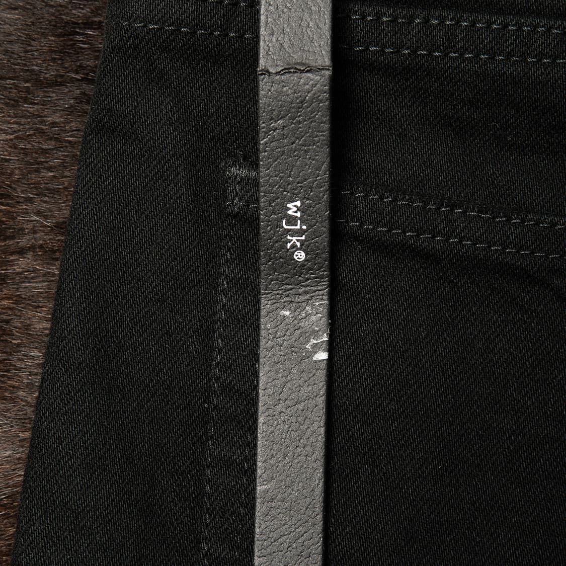 [31] wjk 준 하시모토 5153 타이트 니트 블랙 데님팬츠  상품이미지7