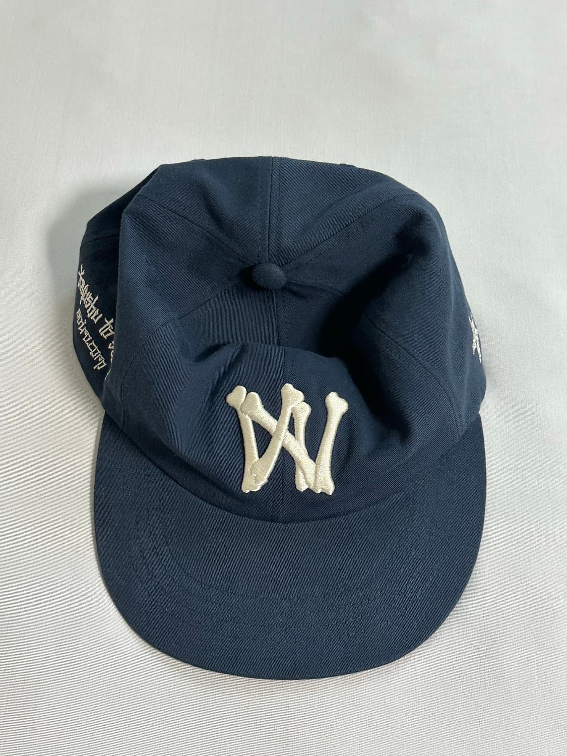 아오이로 6 패널 본 볼캡 네이비 상품이미지1