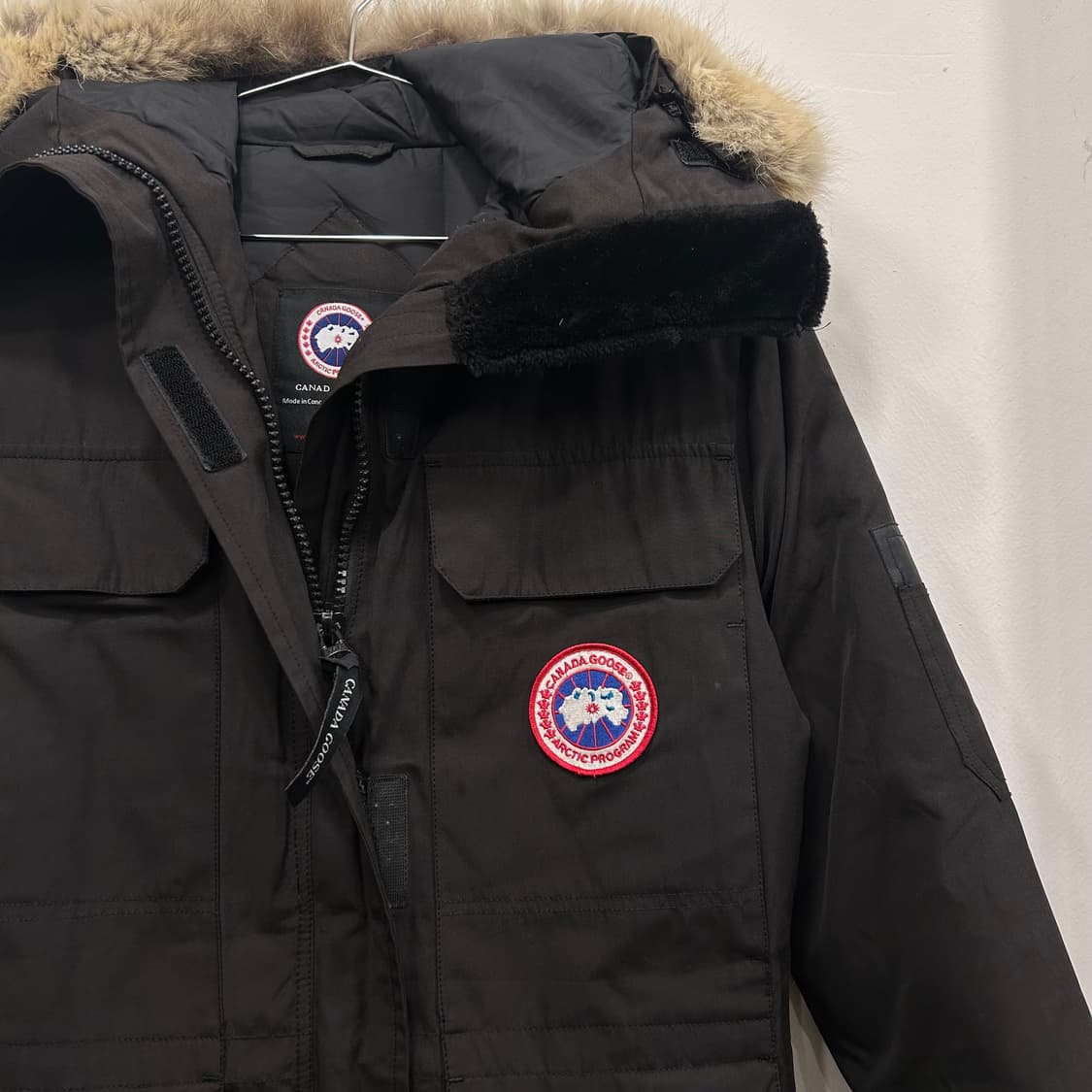 캐나다구스 구형택 엑스페디션 구스다운 후드 롱패딩 상품이미지1