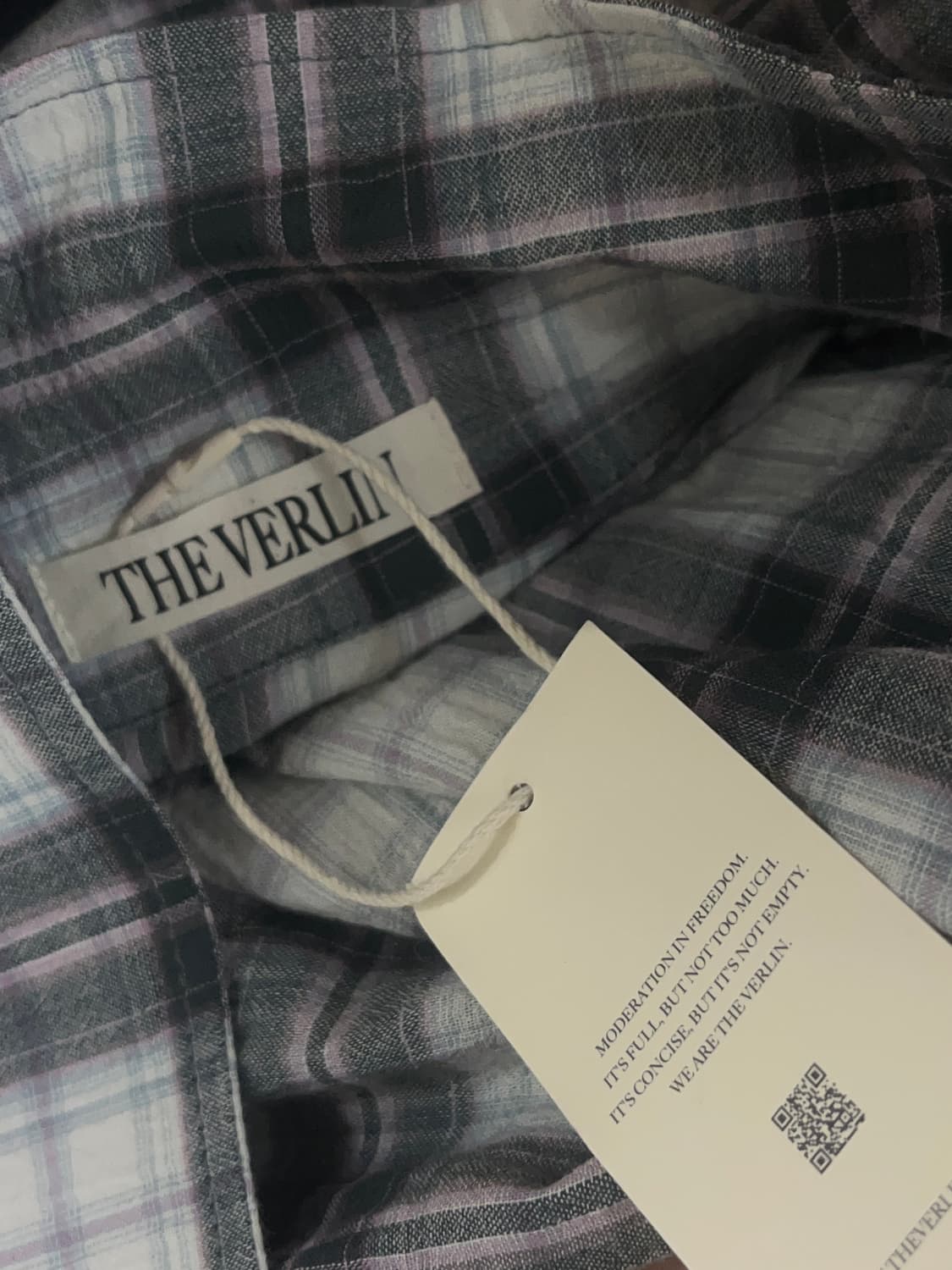 더베를린 체크 랩 원피스  상품이미지2