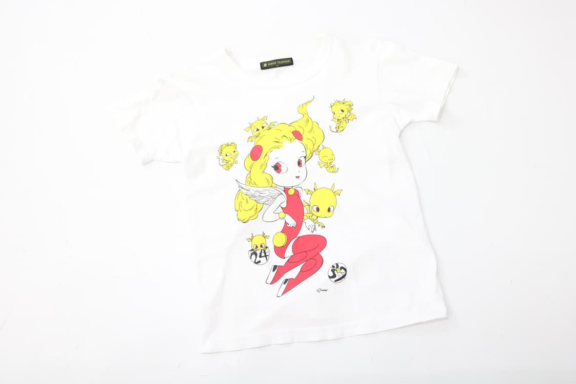 24HOUR TELEVISION 빈티지 애니메이션 그래픽 반팔 티셔츠 상품이미지2