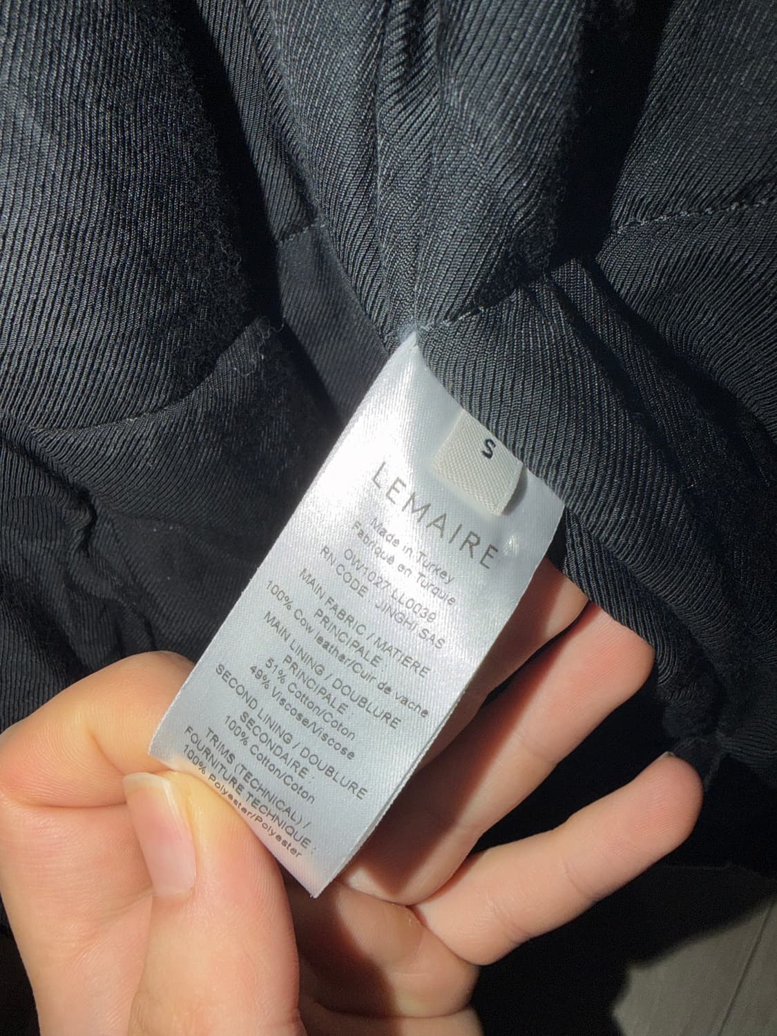 르메르 레더 블루종 s 23fw 상품이미지4