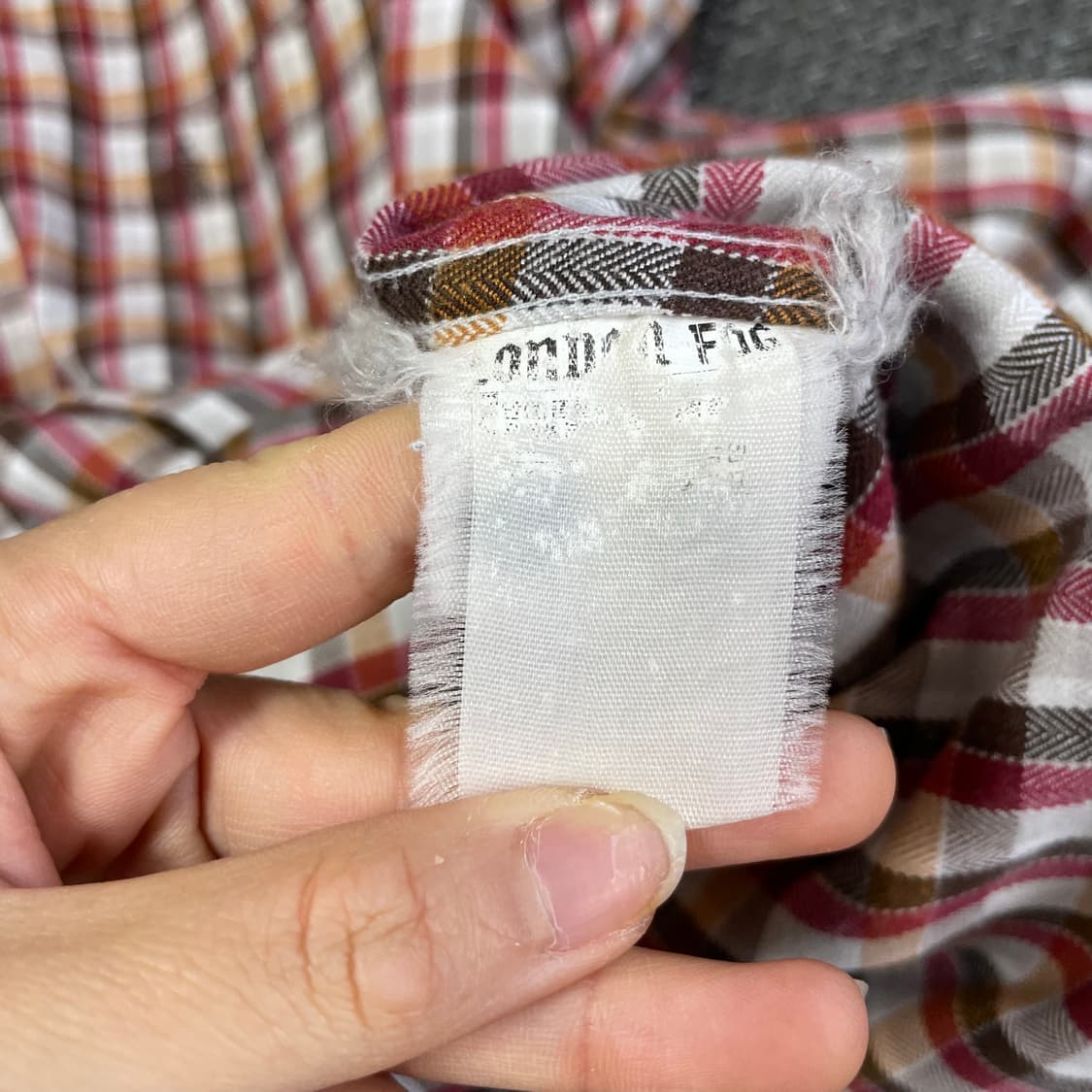 LONDON FOG 런던포그 체크 원포켓 긴팔 셔츠 100 상품이미지5