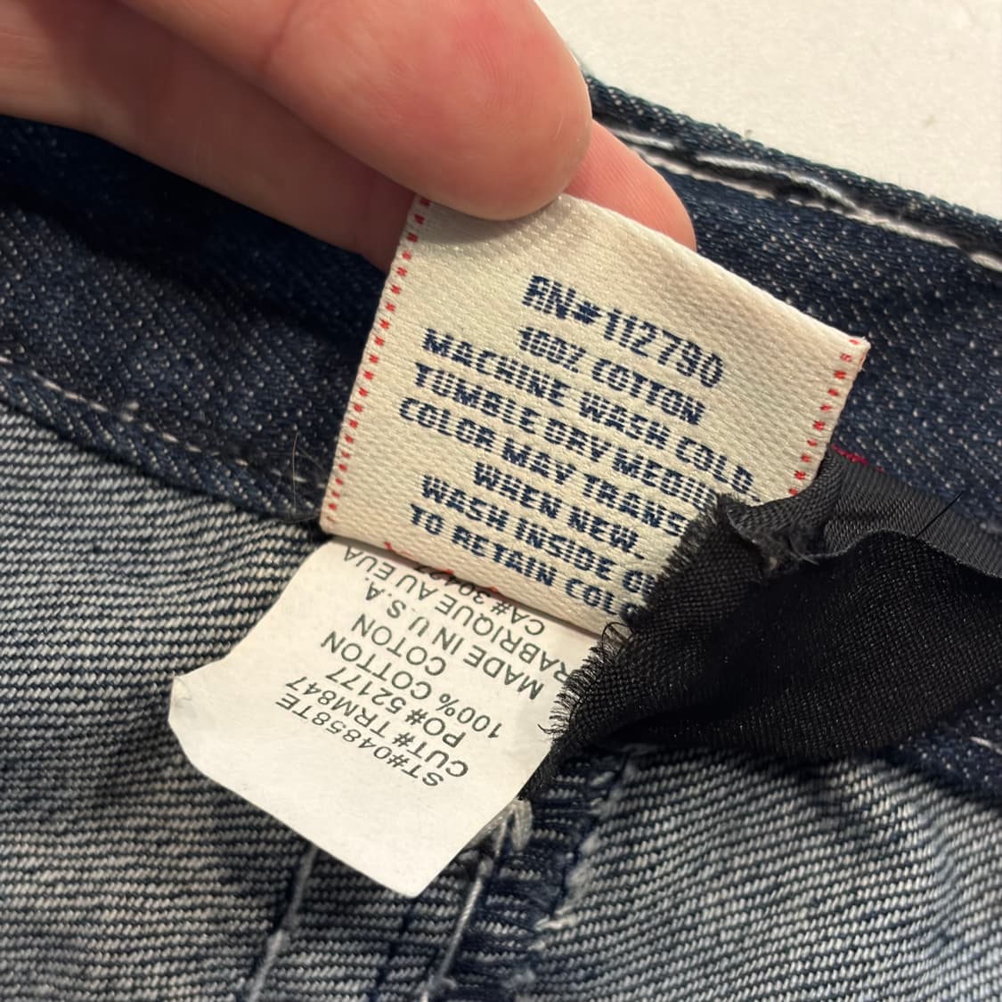 [34x33] 트루릴리젼 조이 스티치 데님 팬츠 청바지 D858 상품이미지9