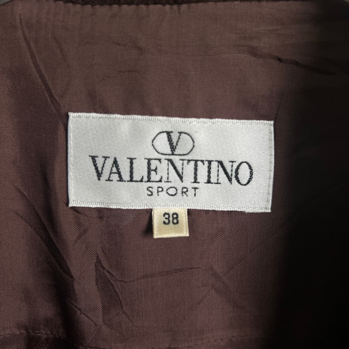 발렌티노 브라운 코듀로이 싱글 블레이저 38 상품이미지3