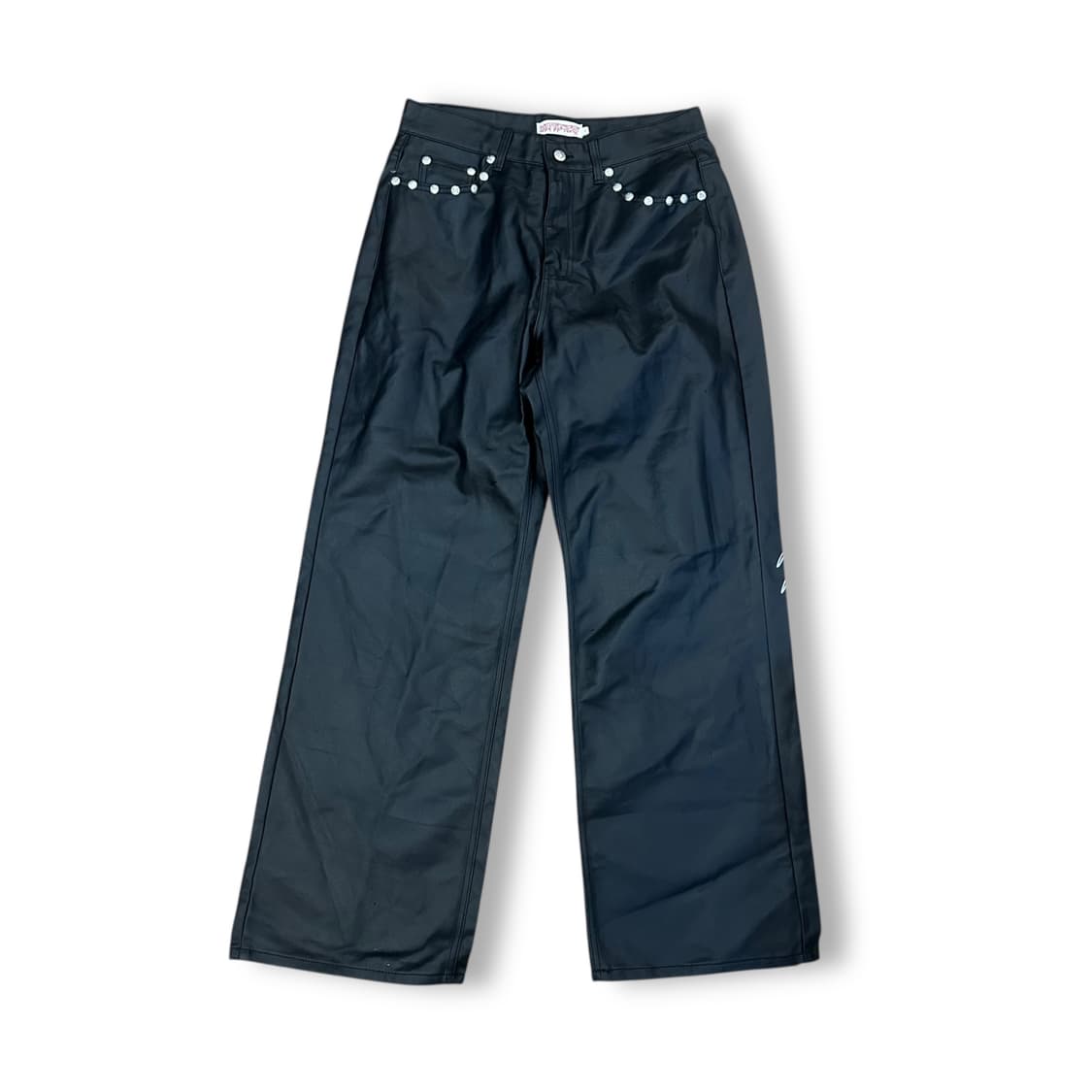 왓더파티 드래곤 코팅 데님 팬츠 상품이미지1