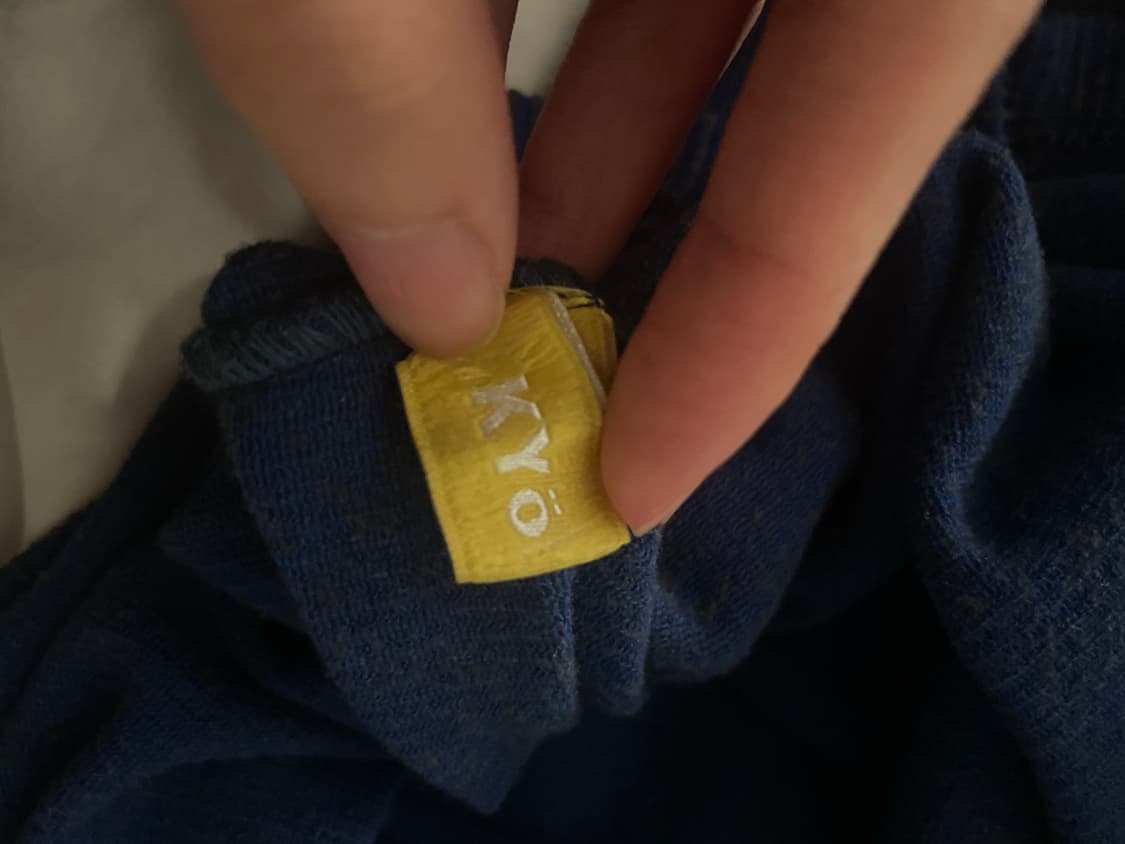 kyo 쿄 컷아웃 슬리브 블루 상품이미지2