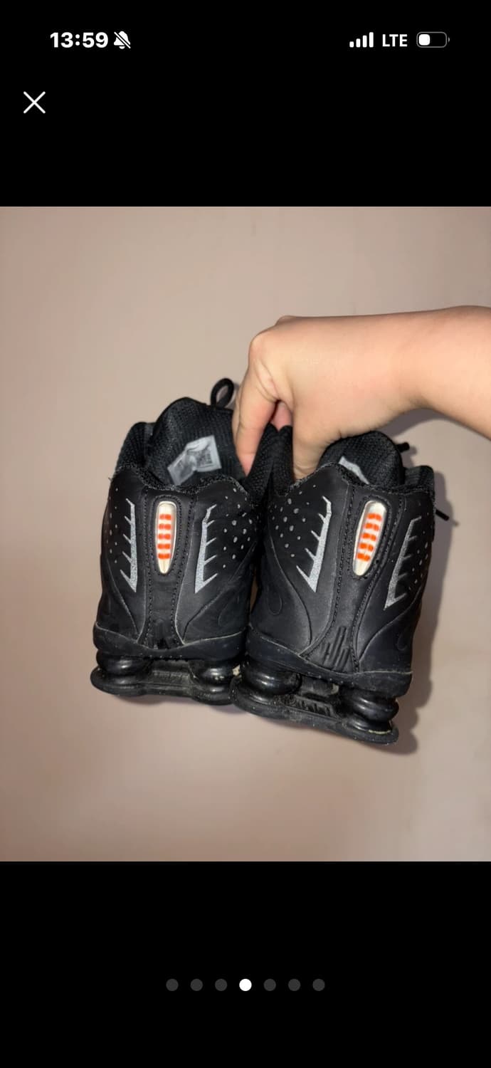 나이키 샥스 r4 블랙 235 상품이미지4