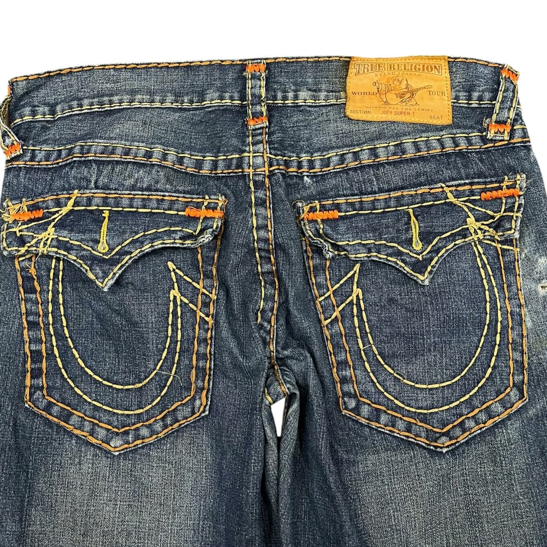 트루릴리전 빅스티치 부츠컷 데님팬츠 상품이미지6