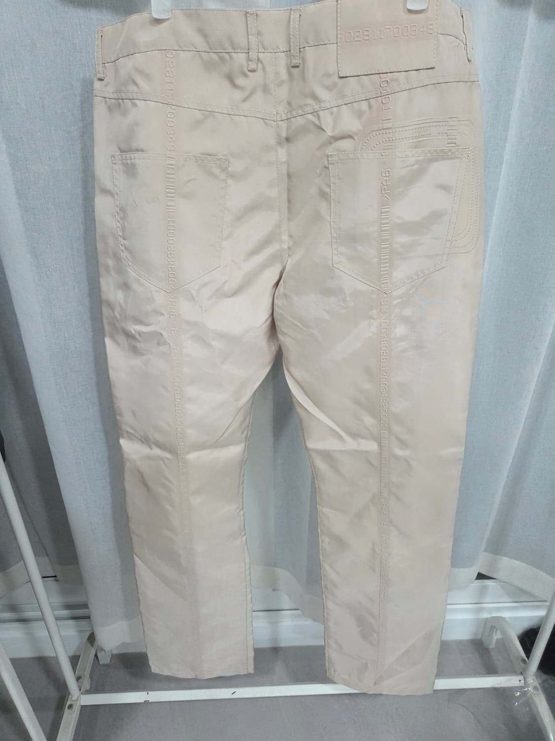 강혁 스트레이트컷 트라우저 베이지 XL 상품이미지2