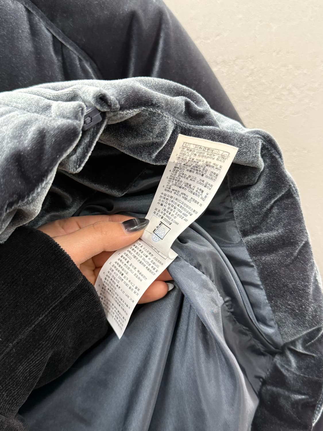 Juicy Couture 쥬시꾸뛰르 딥그린 벨벳 패딩 자켓 55 상품이미지8