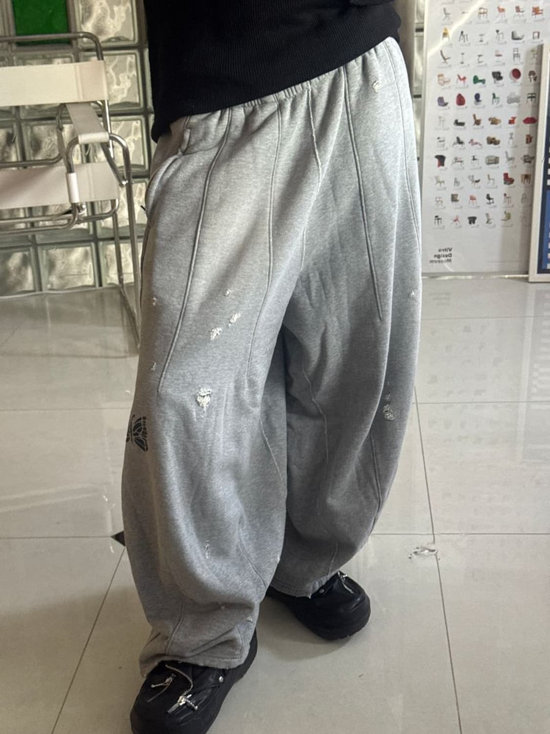 DECONSTRUCTED H.D. SWEAT PANTS 스웨트 팬츠 상품이미지4