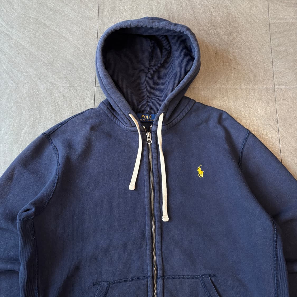 폴로 국내 매장 정품 네이비 후드 집업 자켓 상품이미지3