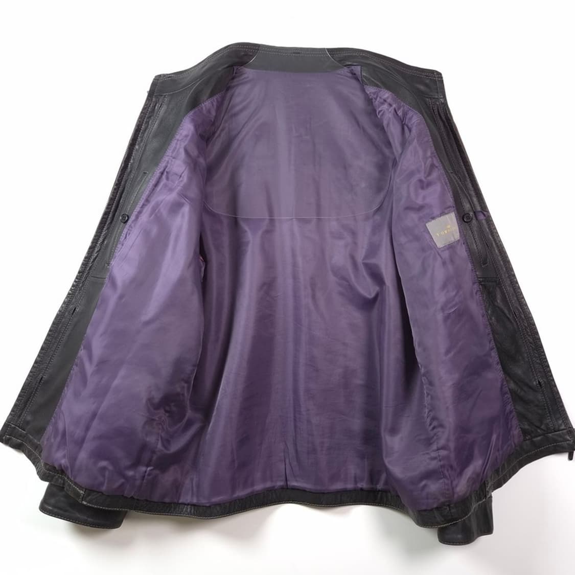 타운젠트 블랙 천연 가죽 블루종 자켓 L 상품이미지2