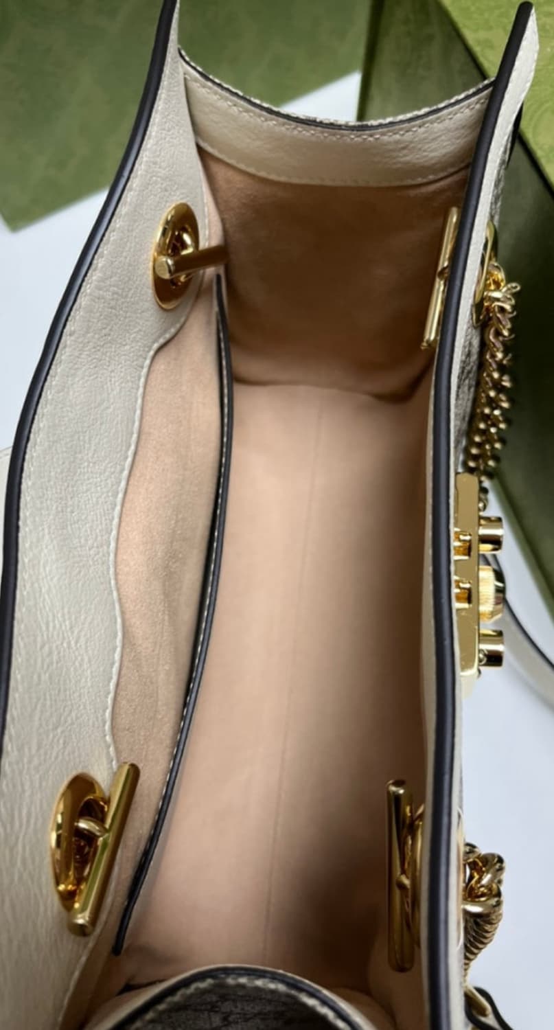 구찌패들락 스몰 숄더 화이트 상품이미지2