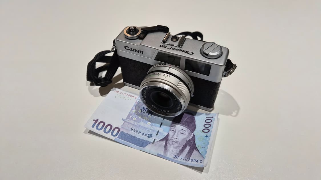 작례O RF의 아이콘 캐논 캐노넷 28 필름카메라 빈티지 필카 상품이미지1