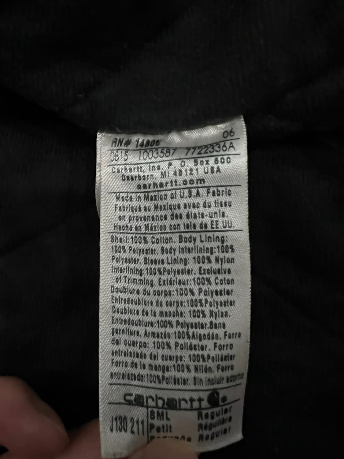 (S)칼하트 덕 액티브 후드자켓 J130 211(BRN) 칼하트브라운 상품이미지5