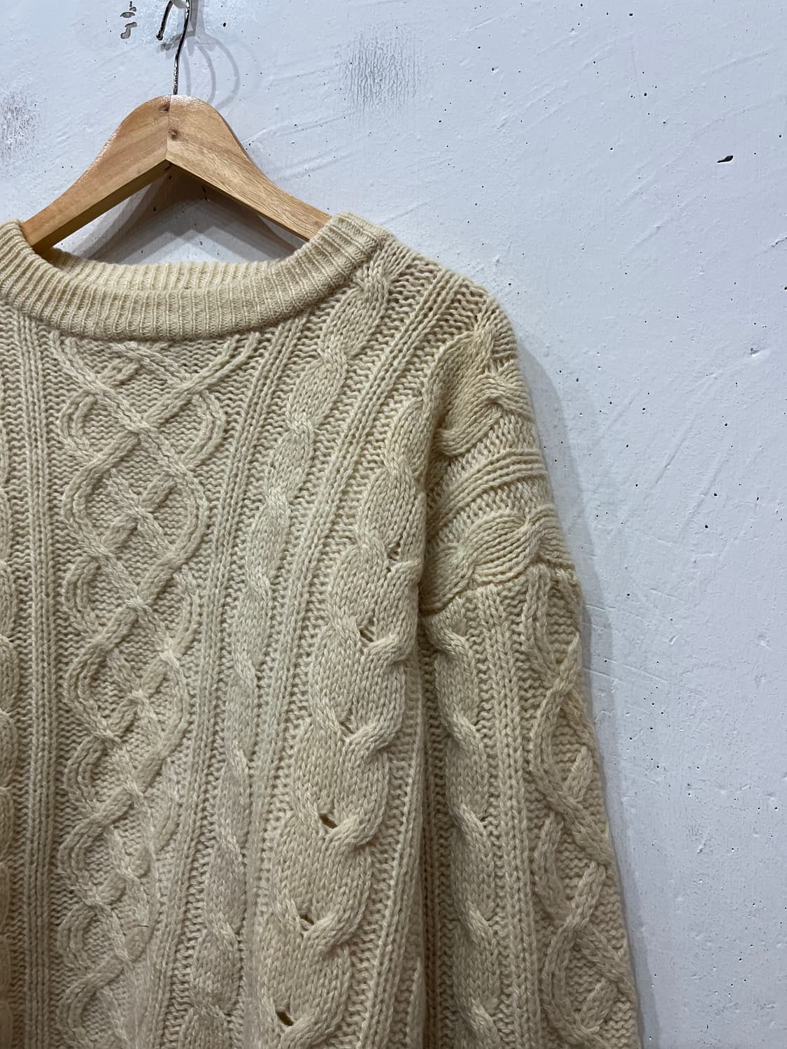 City Guy 퓨어울 아란 케이블 니트 스웨터  상품이미지2