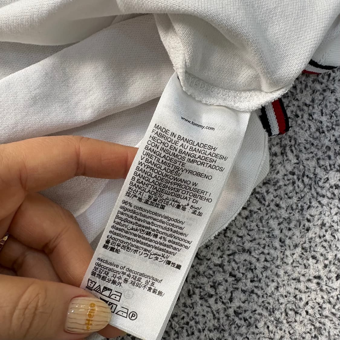 152 타미힐피거 키즈 긴팔 카라 티셔츠 0331J 상품이미지4