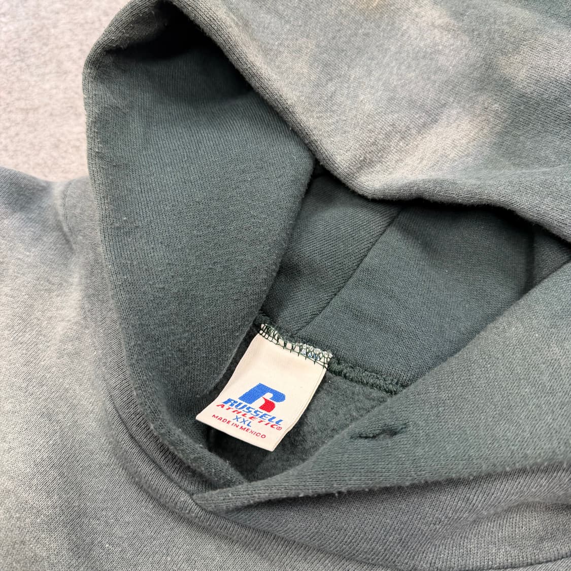 90s Vintage Russell Sun Faded Hoodie 상품이미지6