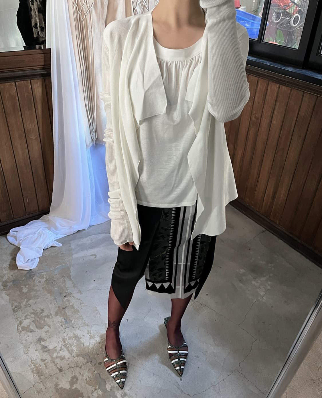 TOGA ethnic high-west skirt 상품이미지3