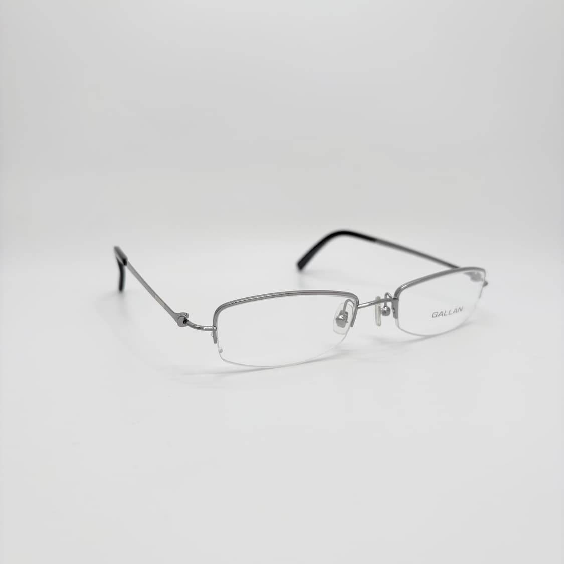 GALLAN 스퀘어 실버 반무테 상품이미지2