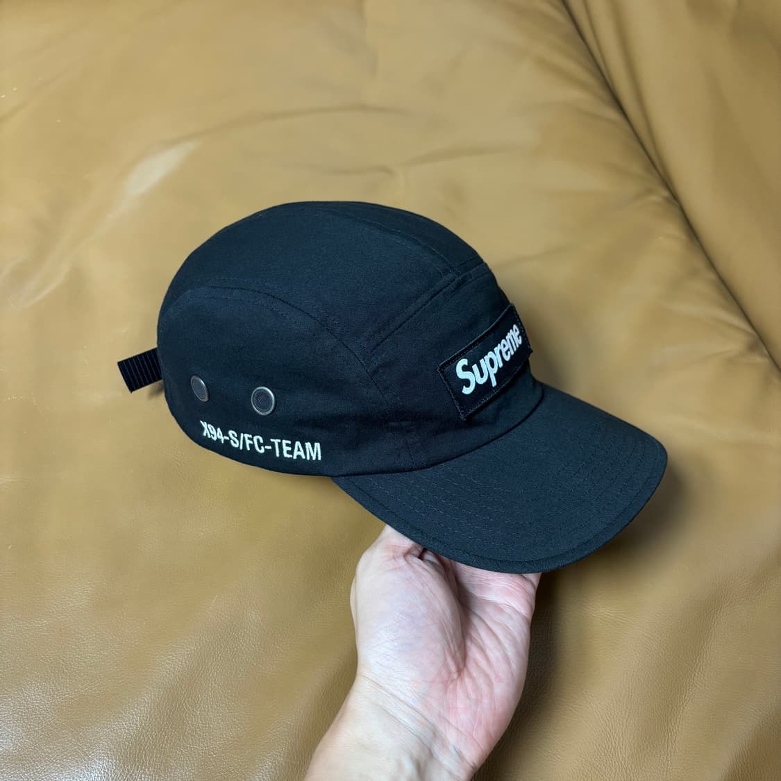 Supreme 슈프림 22ss 밀리터리 워시드 블랙 캠프캡 모자 상품이미지3