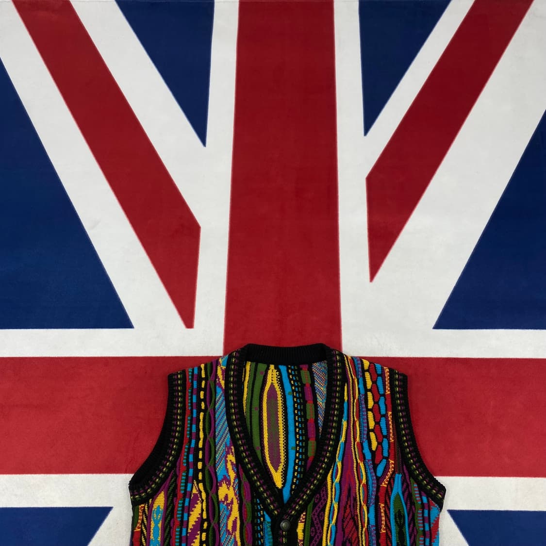 빈티지 케이블 조끼 가디건 실측 M - L  상품이미지2