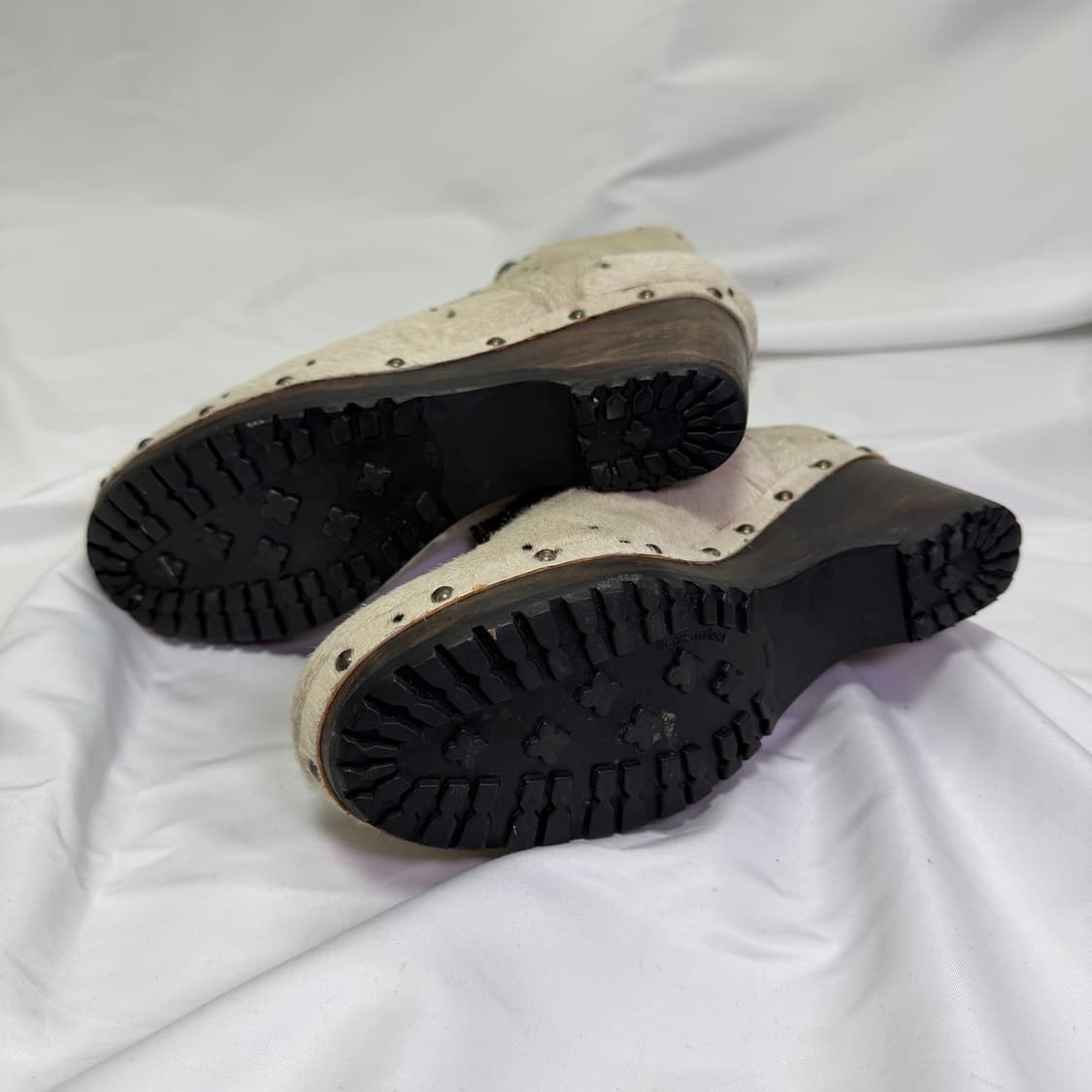 오프닝세레머니 카프 헤어 웨지힐 부츠 상품이미지5