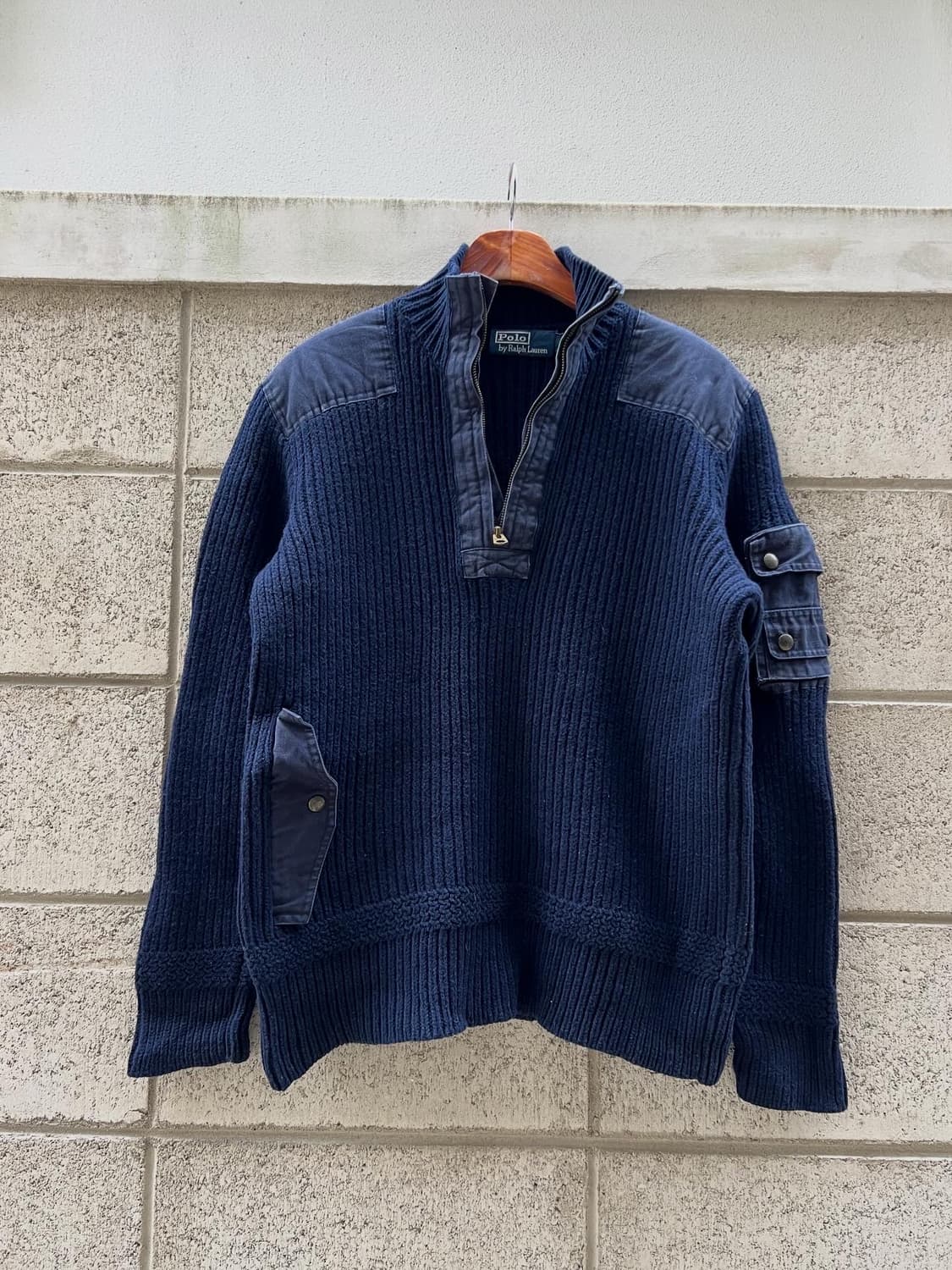 1990s POLO RALPH LAUREN 폴로랄프로렌 밀리터리 스웨터 상품이미지2
