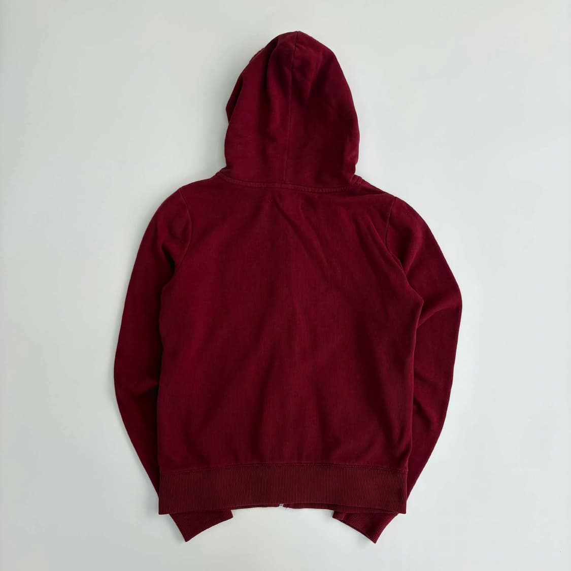홀리스터 버건디 y2k 여리핏 걸즈 스웻 후드집업 희귀져지(M) 상품이미지3